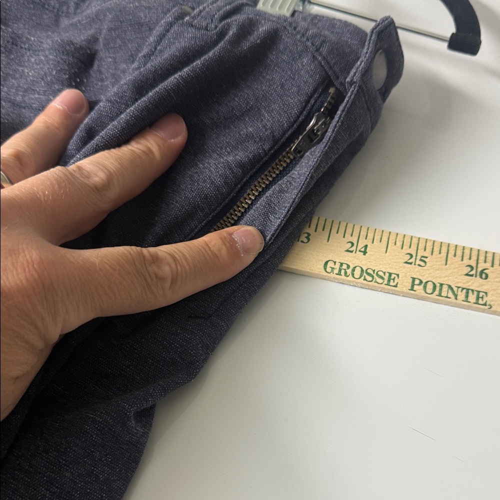 Lululemon Men's ABC Pant Slim Tech Canvas Navy Blue - 32W/32L - Picture 17 of 17